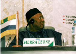 President Kabbah at the summit
