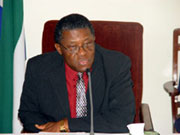 Acting President, Honourable Justice Edmond Kadoni Cowan