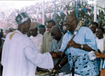 Staff of office is given to a PC by President