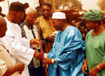 Staff of office is given to a PC by President
