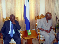 President Kabbah and Vice President Berewa
