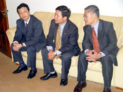 Members of the Chinese delegation