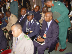 Members of the government delegation