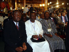 Government Minister and officials at the summit