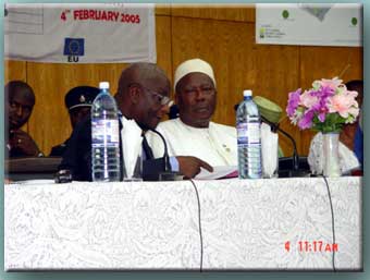 President Kabbah with Vice President Berewa