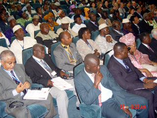 Dignitaries at the ceremony