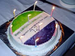 The President's birthday cake