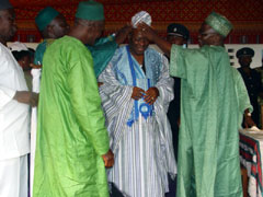 Crowning of President Kabbah in Yawei chiefdom, Daru
