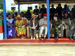 Dignitaries at the ceremony