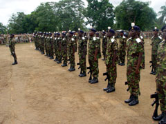 The new cadet officers