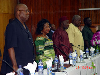President Kabbah with government Ministers