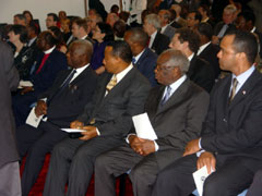 Vice President Berewa and other invited guests