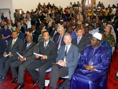 Guests at the ceremony
