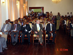 Dignitaries at the ceremony