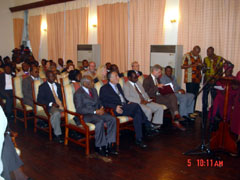 Dignitaries at the ceremony