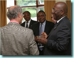 President Kabbah at Aberystwyth, the Welsh University