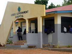 The newly-rehabilitated Koidu Government Hospital