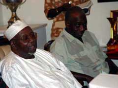 Alhaji Lamin Sidique and S A T Bayoh