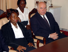 The two judges, Sierra Leonean-born Mrs. Claudia Latile Taylor and British-born Mr. Robert Shuster