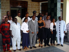 A Group Photograph with President Kabbah