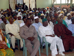 Paramount Chiefs at the ceremony