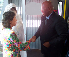 President Kabbah with Malaysian Foreign Minister 