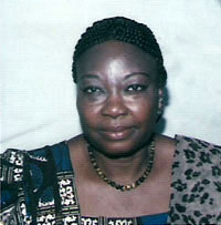 Mrs. S. Y. Gbujama: Minister  of  Social Welfare, Gender and Children's Affairs. 