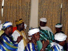 Jubilating women