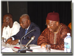 President Kabbah reading his address